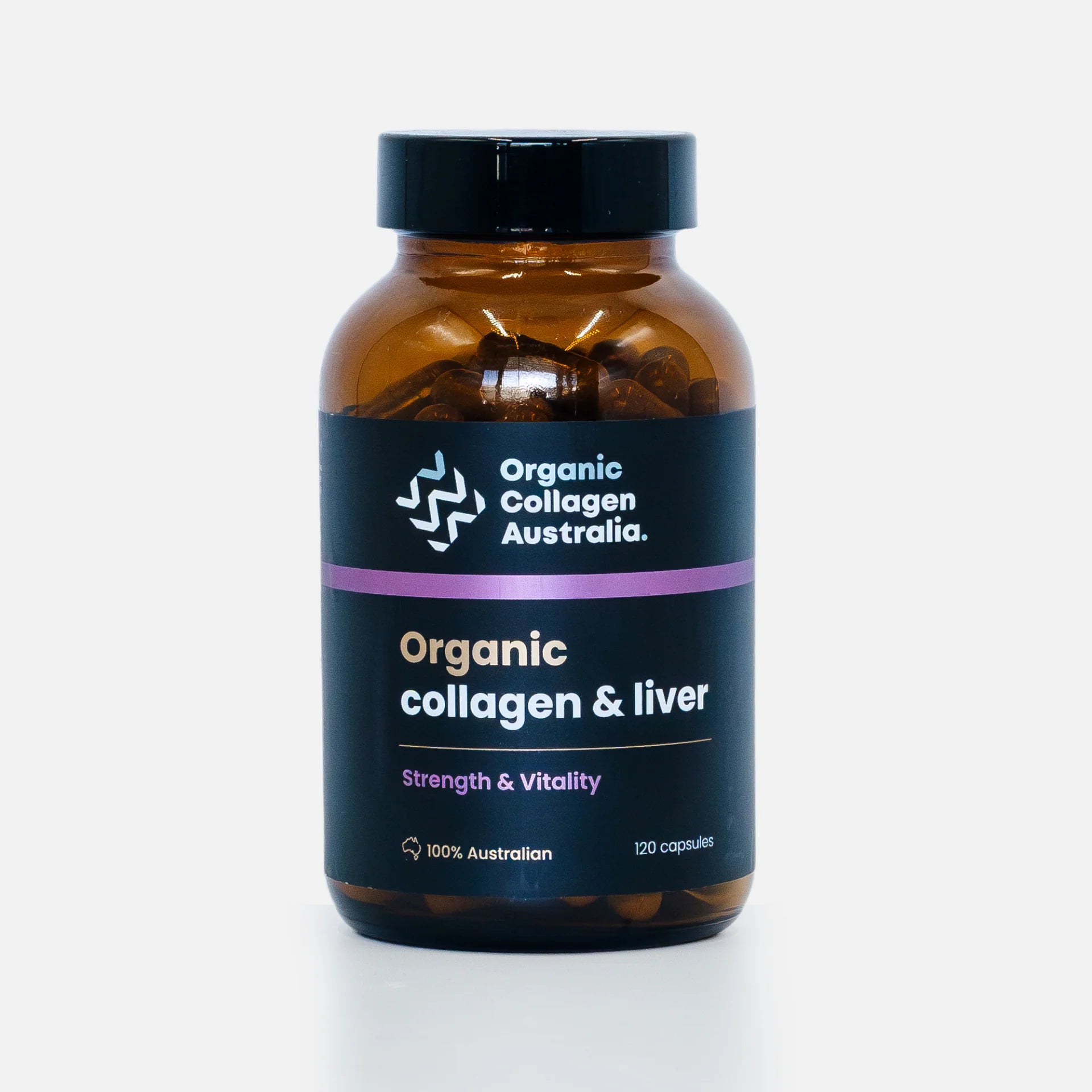 Organic Collagen Australia Organic Collagen & Liver 120 capsules