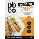 PBCO Protein 6 Seeds Bread Mix 350g — front pack image (UHP)