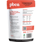 PBCO Low Carb Crumb Hot & Spicy 300g — back pack image (UHP)
