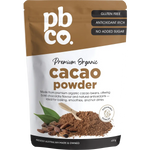 PBCo Organic Cacao Powder — front pack image (UHP)