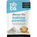 PBCo Baking Powder Aluminium Free - 120g — front pack image (UHP)