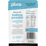 PBCo Baking Powder Aluminium Free - 120g — back pack image (UHP)