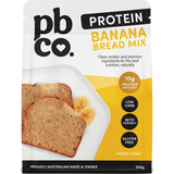 PBCO Plant Protein Banana Bread Mix 340g — front pack image (UHP)