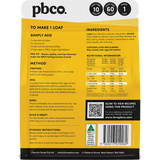 PBCO Plant Protein Banana Bread Mix 340g — back pack image (UHP)