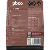 PBCO Double Choc Brownie Low Carb 300g — back pack image (UHP)