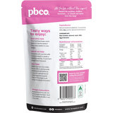 PBCO Chocolate Chips 98% Sugar Free 220g — back pack image (UHP)