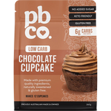 PBCO Chocolate Cupcake Mix Low Carb 260g — front pack image (UHP)