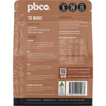 PBCO Chocolate Cupcake Mix Low Carb 260g — back pack image (UHP)