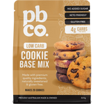 PBCO Low Carb Cookie Base Mix 320g — front pack image (UHP)