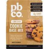 PBCO Low Carb Cookie Base Mix 320g — front pack image (UHP)