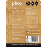 PBCO Low Carb Cookie Base Mix 320g — back pack image (UHP)