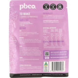 PBCO Low Carb Pancake & Pikelet Mix 300g — back pack image (UHP)