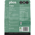 PBCO Low Carb Sunflower & Linseed Bread Mix 340g — back pack image (UHP)