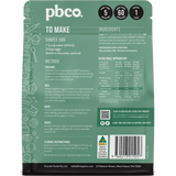 PBCO Low Carb Sunflower & Linseed Bread Mix 340g — back pack image (UHP)