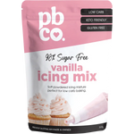 PBCO Vanilla Icing Mix 98% Sugar Free 300g — front pack image (UHP)