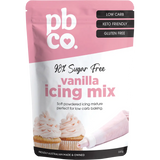PBCO Vanilla Icing Mix 98% Sugar Free 300g — front pack image (UHP)