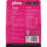 PBCO Low Carb Vanilla Cupcake Mix 260g — back pack image (UHP)