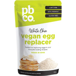 PBCO Vegan Egg Replacer With Organic Chia 180g — front pack image (UHP)