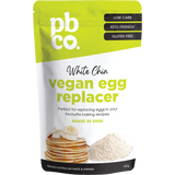 PBCO Vegan Egg Replacer With Organic Chia 180g — front pack image (UHP)