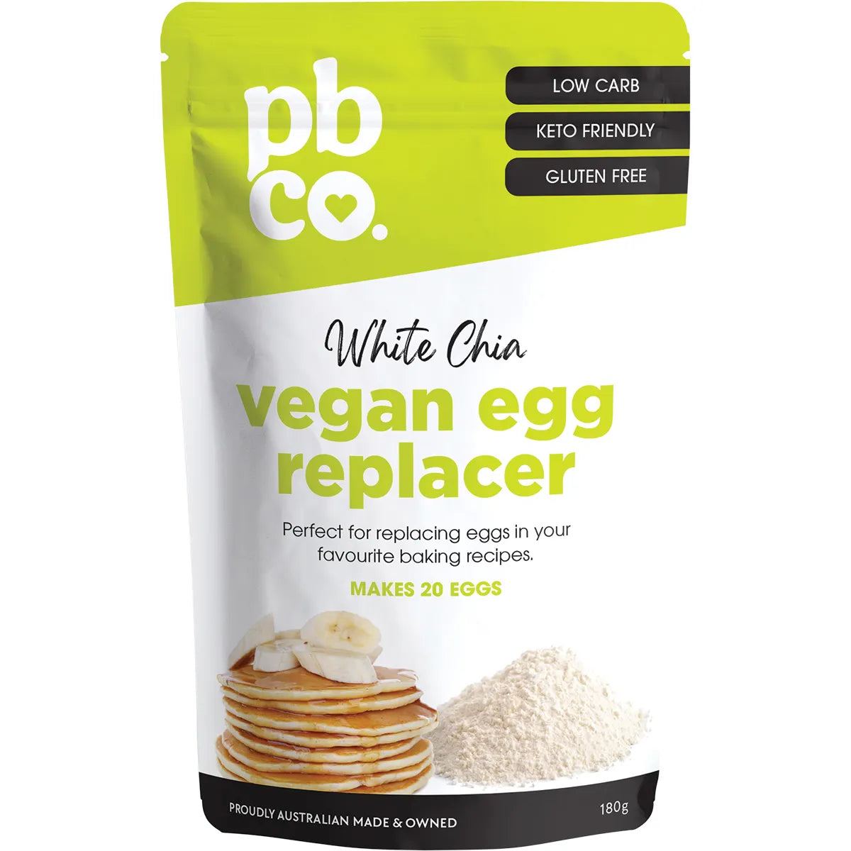 PBCO Vegan Egg Replacer With Organic Chia 180g