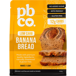 PBCO Banana Bread Low Carb 350g — front pack image (UHP)