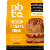 PBCO Banana Bread Low Carb 350g — front pack image (UHP)