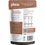 PBCO Hot Chocolate 98% Sugar Free 200g — back pack image (UHP)