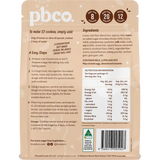 PBCO Chunky Choc Chip Cookie Mix No Sugar Added 320g — back pack image (UHP)