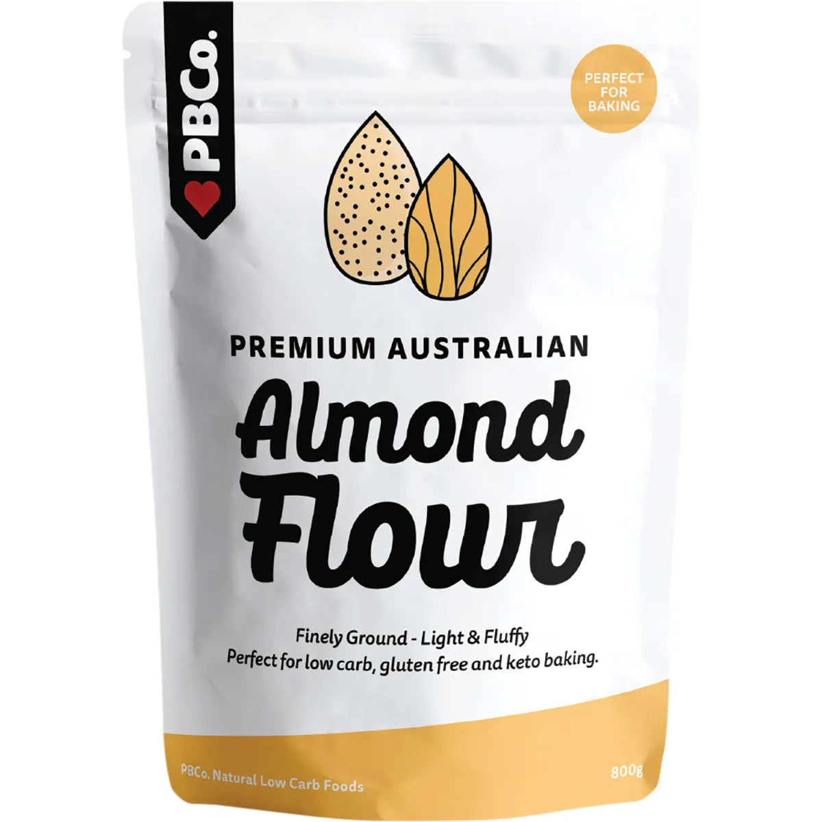 (Clearance - BBD 01/10/24) PBCO Premium Australian Almond Flour 800g