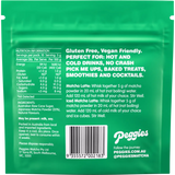 Peggies Matcha Vanilla 50g — back pack image (UHP)