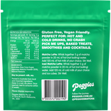 Peggies Matcha Strawberry 50g — back pack image (UHP)
