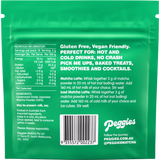 Peggies Matcha Ceremonial Grade 30g — back pack image (UHP)