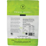 Paleo Hero Primal Muesli 750g — back pack image (UHP)