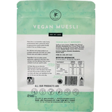 Paleo Hero Vegan Muesli 400g — back pack image (UHP)