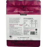 Paleo Hero Primal Almond Porridge Mix Cinnamon Spice 250g — back pack image (UHP)