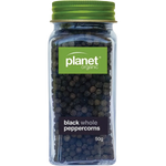Planet Organic Black Whole Peppercorns 50g