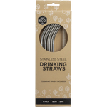 Ever Eco Stainless Steel Straws Bent 4pk