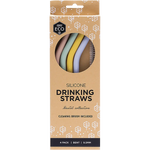 Ever Eco Silicone Straws - Bent Collection 4 Pack — front pack image (UHP)