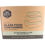 Ever Eco Glass Food Containers Oatmeal 3pk — official UHP product image 3