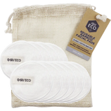 Ever Eco Reusable Bamboo Facial Pads White with Cotton Wash Bag 10pk