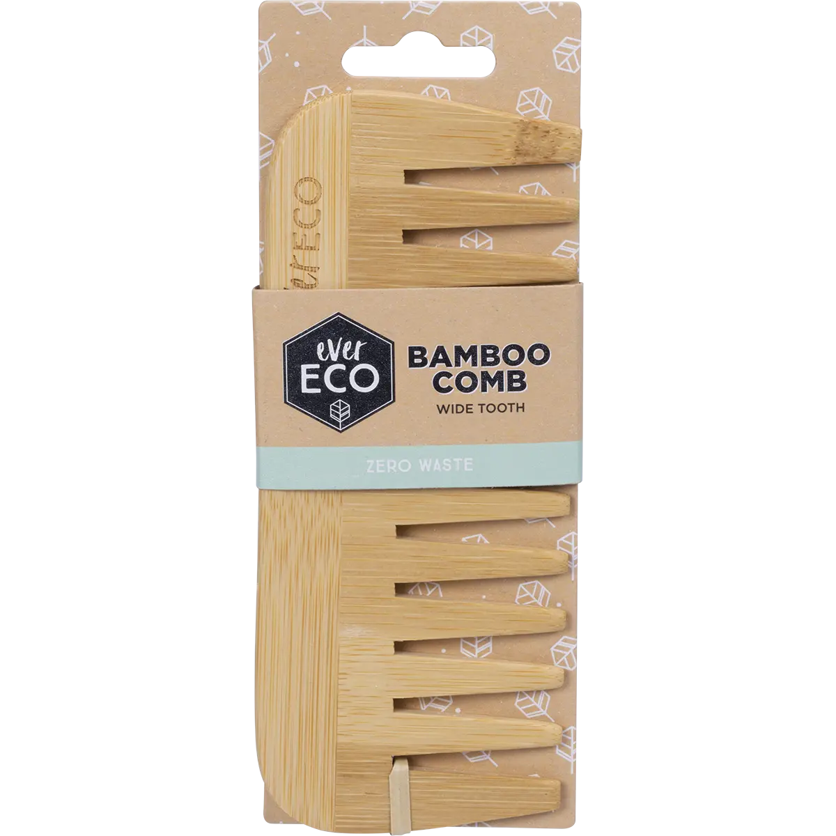Ever Eco Bamboo Comb — front pack image (UHP)