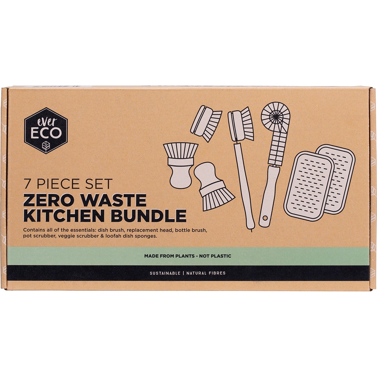 Ever Eco Zero Waste Kitchen Bundle 7 Piece Set