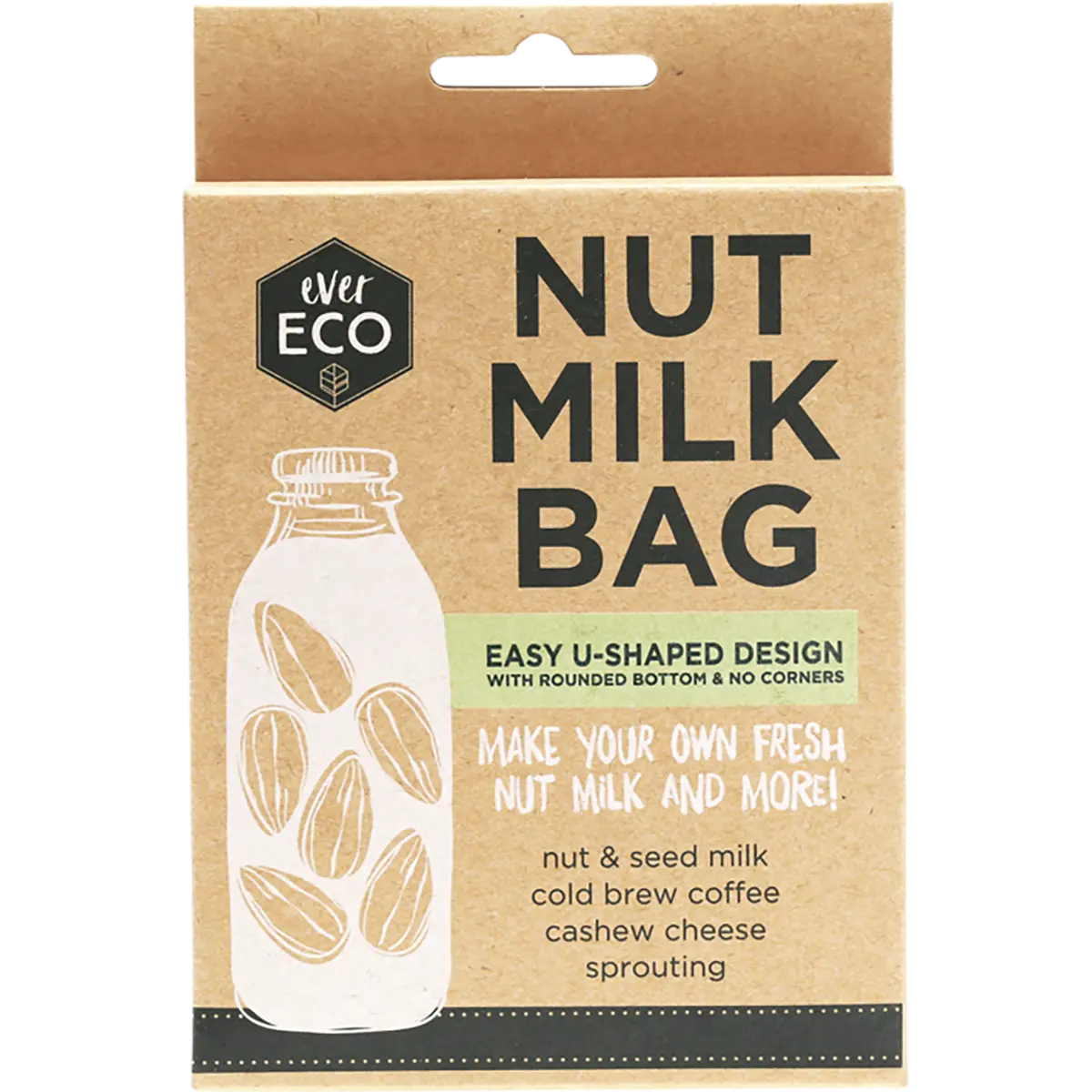 Ever Eco Nut Milk Bag — front pack image (UHP)