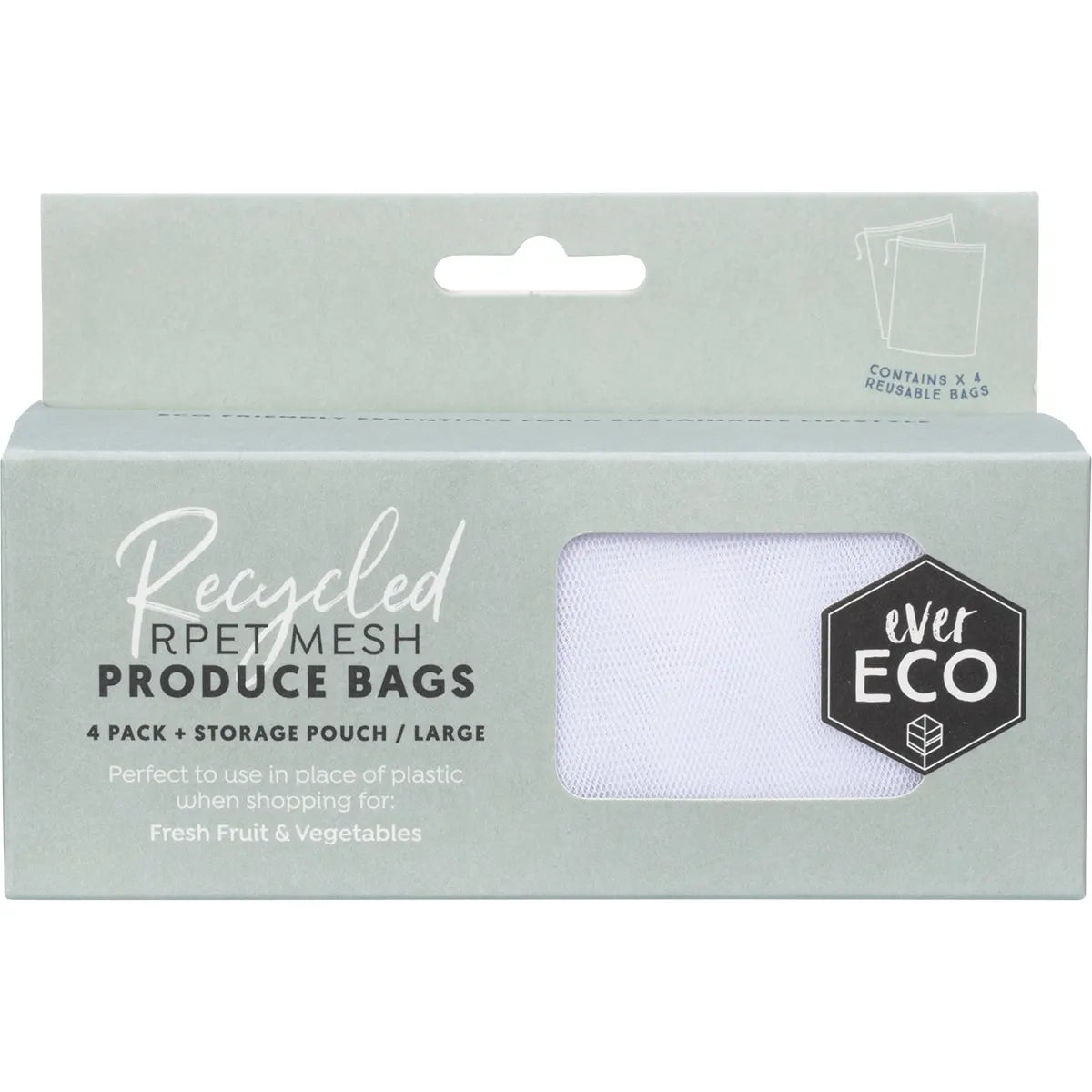 Ever Eco Reusable Produce Bags Recycled Polyester Mesh