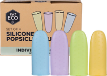Ever Eco Silicone Popsicle Moulds 4pk — front pack image (UHP)