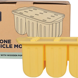 Ever Eco Silicone Popsicle Moulds Tray of 12 — front pack image (UHP)