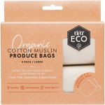 Ever Eco Reusable Produce Bags Organic Cotton Muslin — front pack image (UHP)