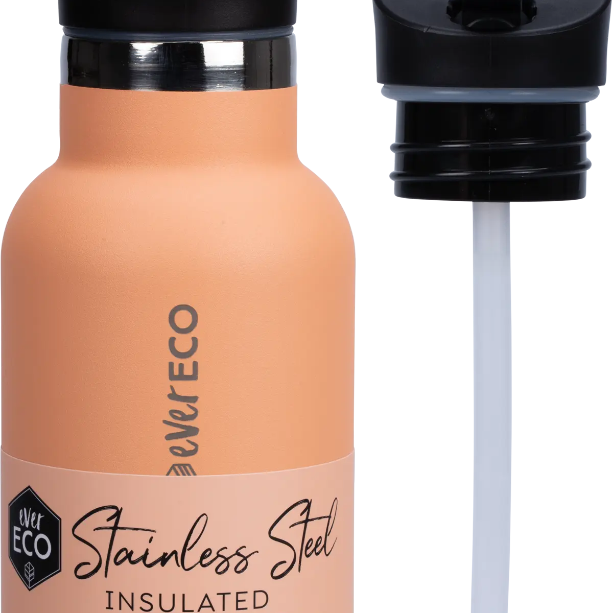 Ever Eco Insulated Stainless Steel Bottle Sip Lid 350ml — front pack image (UHP)