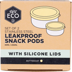 Ever Eco Ever Eco Stainless Steel Leakproof Snack Pods Buttercup 2pk supplier product photograph 3