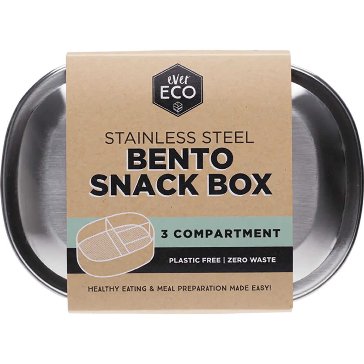 Ever Eco Stainless Steel Bento Snack Box — official UHP product image 3